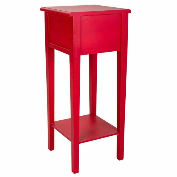 Side table Alexandra House Living Red 33 x 78 x 33 cm Cheap