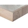 Dining Table Home ESPRIT White Grey Natural Metal 150 x 85 x 75 cm Hot on Sale