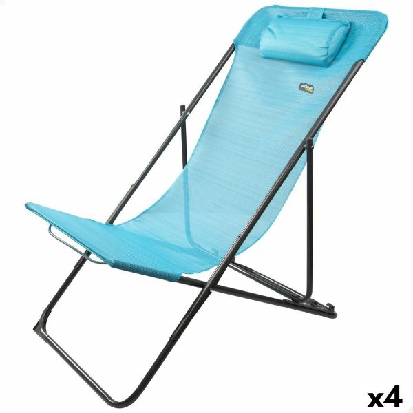 Reclining lounder Aktive Blue 53 x 87 x 78 cm (4 Units) Sale