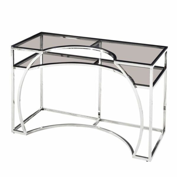 Console DKD Home Decor Silver Crystal Steel (120 x 50 x 75 cm) Online now