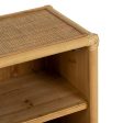 Side table Natural Rattan 46 x 35 x 60 cm on Sale