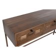 Console Home ESPRIT Golden Metal 125,5 x 37 x 77 cm For Cheap