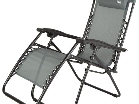 Sun-lounger Aktive Dark grey 52 x 102 x 68 cm Online now