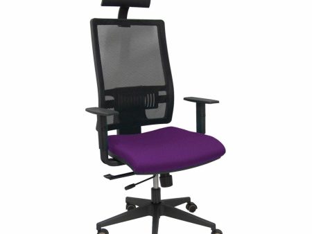 Office Chair with Headrest P&C B10CRPC Purple Fashion