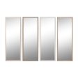 Wall mirror Home ESPRIT White Brown Beige Grey 33 x 3 x 95,5 cm 33 x 2,7 x 93 cm (4 Units) Sale