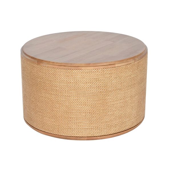 Small Side Table Home ESPRIT Natural Rope Fir 70 x 70 x 42 cm For Discount