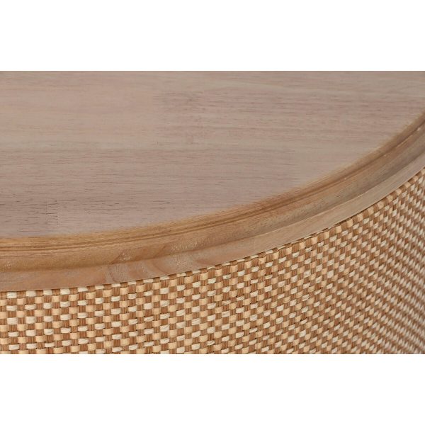 Small Side Table Home ESPRIT Natural Rope Fir 70 x 70 x 42 cm For Discount