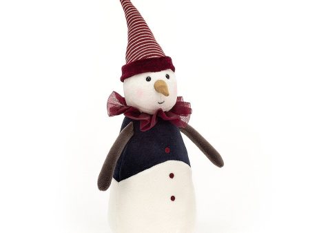 JellyCat Yule Snowman - H34cm on Sale