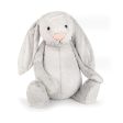 JellyCat Bashful Silver Bunny - Really Really Big H108cm Online now