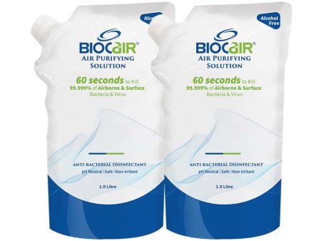 BioCair Disinfectant Air Purifying Solution [Twin Pack] Fashion