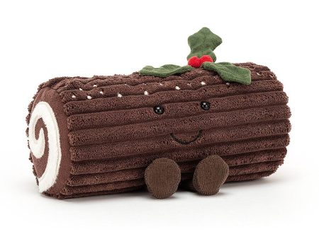 JellyCat Amuseable Yule Log - H13cm For Sale