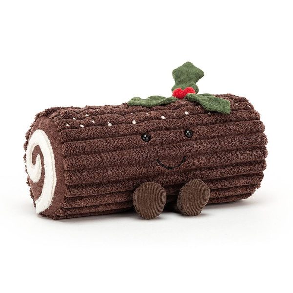 JellyCat Amuseable Yule Log - H13cm For Sale