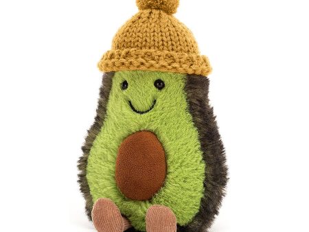 JellyCat Amuseable Cozi Avocado Mustard - H16cm Supply