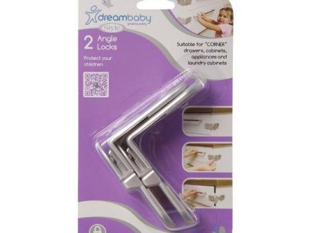 Dreambaby Angle Lock 2pk - Silver DB01006 Online now